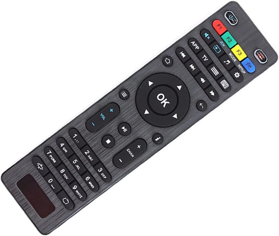 Best Amiroko Replacement Remote Control for MAG254 MAG250 255/256 / 257/260 / 275/349 / 350/351 / 352 OTT Tv Box IPTV Set-Top Box, Black