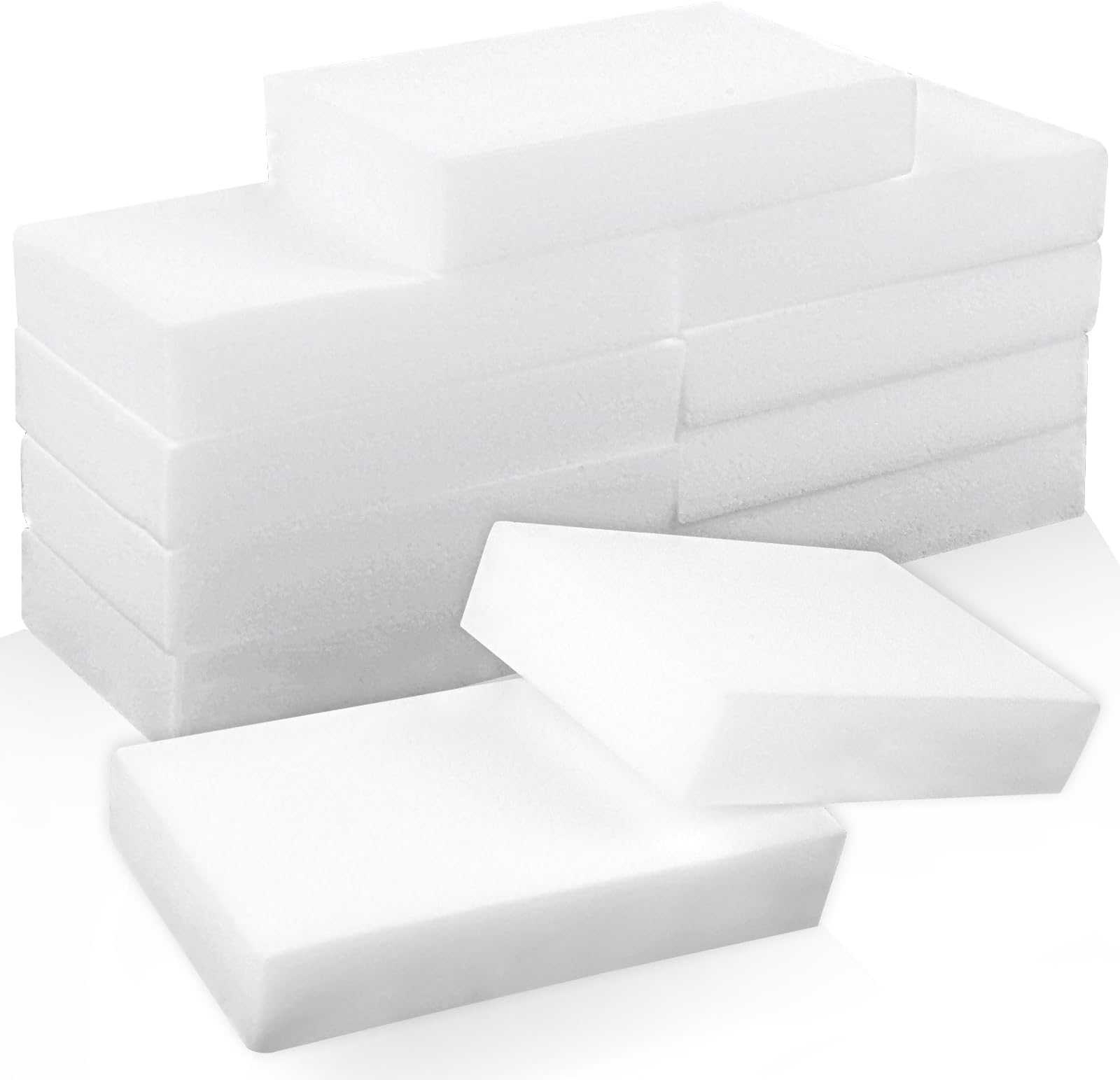 Magic Eraser Sponge 10 Pack Cleaning Supplies Scrub Dish Dust Products Cleaner Professional Commercial Scrub Sponge for Kitchen Bathroom Bathtub Toilet Sink Furniture Floor Wall