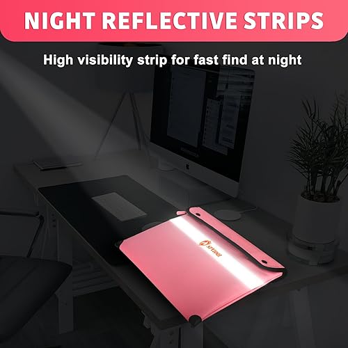 Miniatura 5 de Bolsa de documentos ignífuga de 5200 F - Aislamiento térmico, bolsa mejorada a prueba de fuego de agua con cremallera, 9 capas de materiales