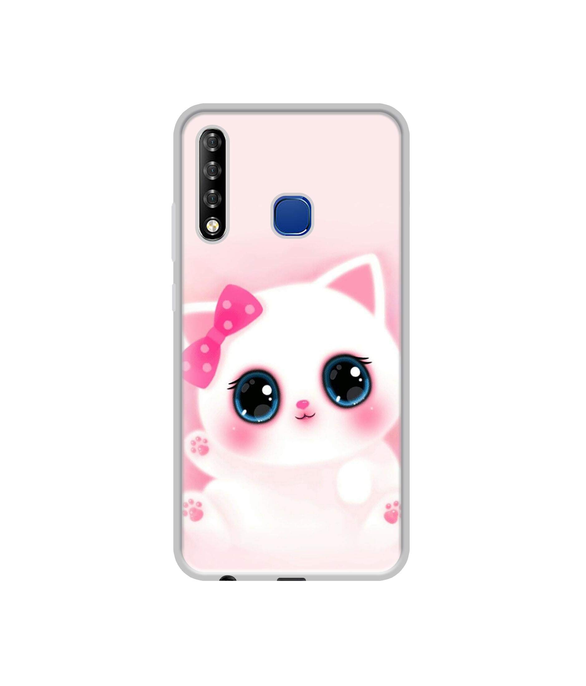 Amazon Brand - Solimo Designer Babby Kitty UV Printed Soft Back Case Mobile Cover for Infinix Smart 3 Plus