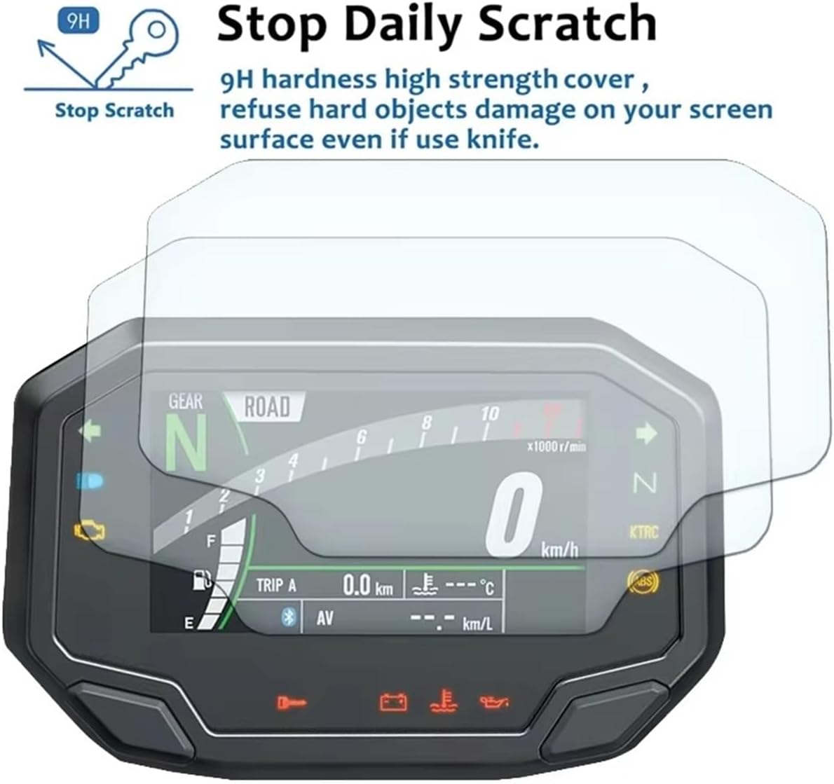 スピードメーター保護フィルム に適合するZX-10R用 に適合するZ900用