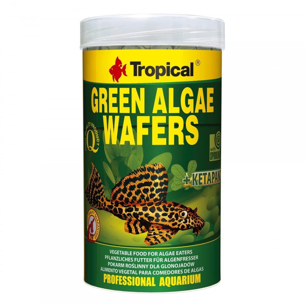TROPICAL Mini Wafers Mix 100ml Pastilles Descendantes Avec Spirulina Pour Crustacés Et Poissons De Fond TROPICAL Mini Wafers Mix 100ml Pastilles Descendantes Avec Spirulina Pour Crustacés Et Poissons De Fond