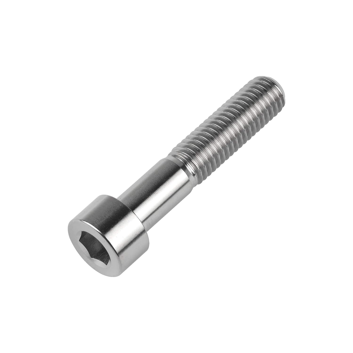 Titanium Cap Allen Socket Head Bolts M10 20 25 30 35 40 45 50 55 60mm Screw Pack of 4 (M10x50mm Pitch 1.25mm, Normal Titanium)