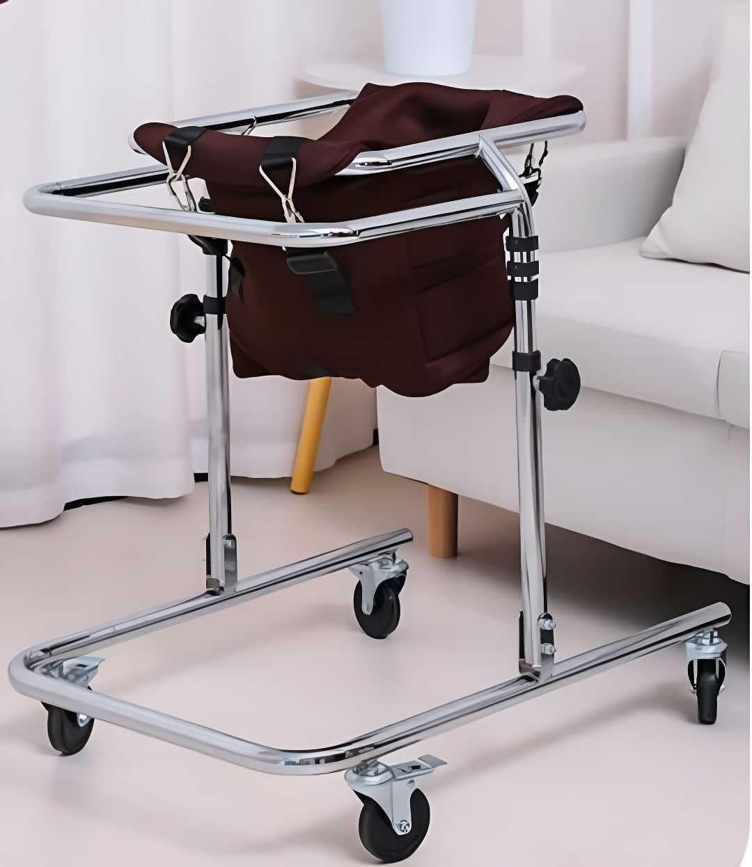 Rollator rehabilitacyjny dla osób niepełnosprawnych, 4 chodziki z kółkami i siedzeniem niepełnosprawnym pomocniczym, składany sprzęt do chodzenia hemi, trening rehabilitacyjny, pomoc w chodzeniu, dla