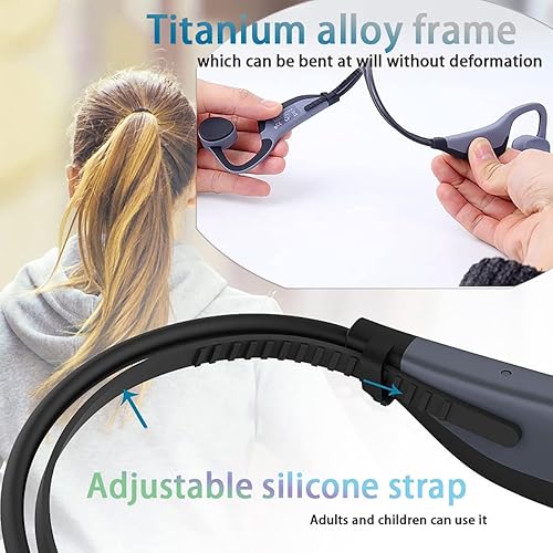 Miniatura 5 de Auriculares de conducción ósea de natación, impermeables, reproductor MP3, auriculares inalámbricos de oreja abierta, auriculares deportivos de 16