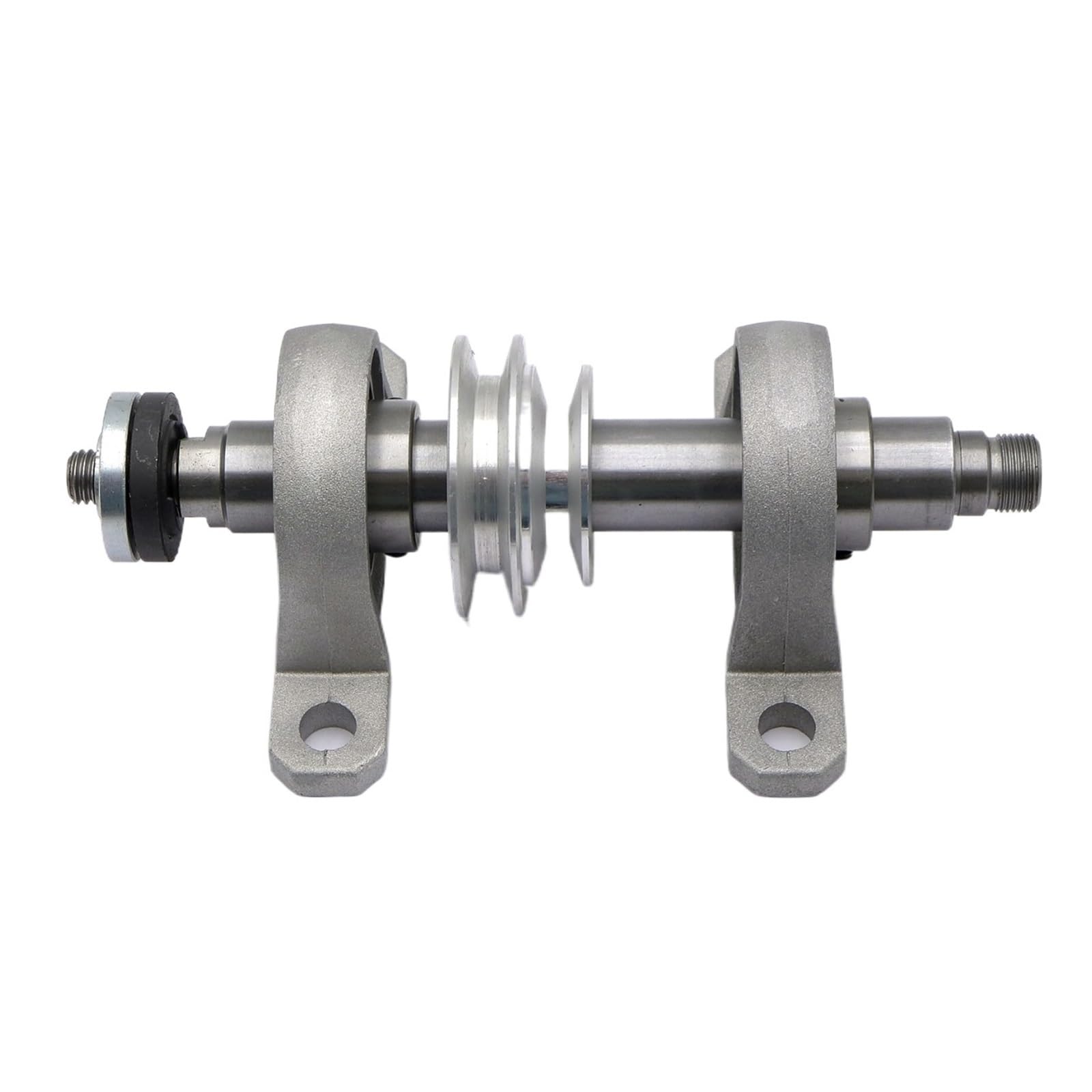 Polea de eje rosca M14x1mm M14, 2 rodamientos, cabezal torno madera DIY con 4 mordazas, K02-65 hoja sierra pulgadas(A K02-65 4 Jaw Chuck)