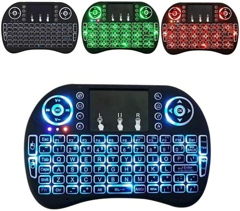 Gtek Wireless Mini Keyboard with various backlight colors