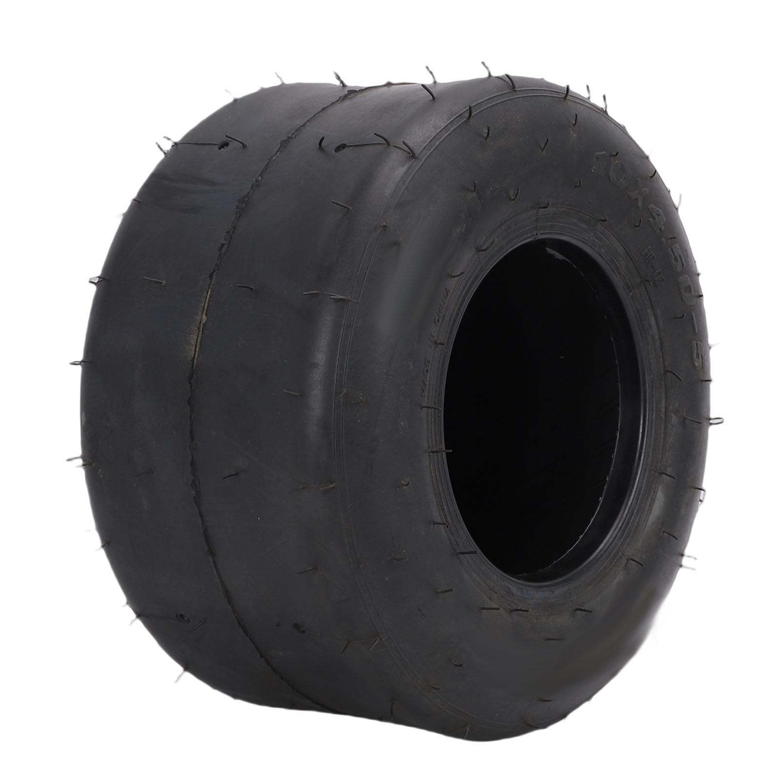 Pneu 10 X 4,50-5, sans Chambre à Air pour le Karting et le Drift, Bande de Roulement Lisse et Durable, Installation Facile, Montage Universel, fabriqué à Partir de Matériaux en