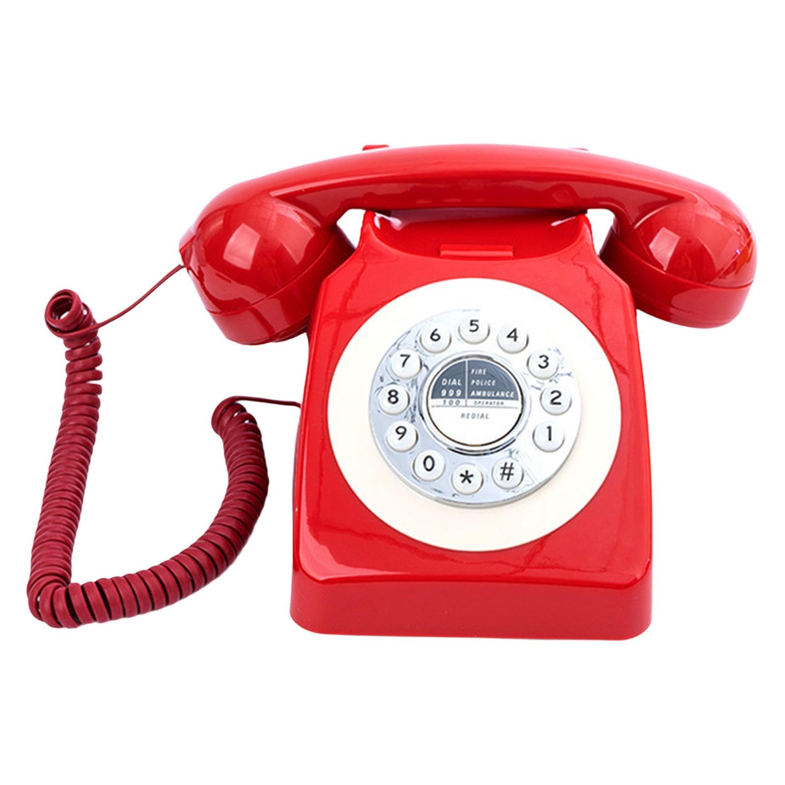 Audio Guest Book Phone Old Phone Recorder for Special Occasions Thanksgiving Red|Home & Garden| Wedding Supplies| Guest Books & Pens-image-19