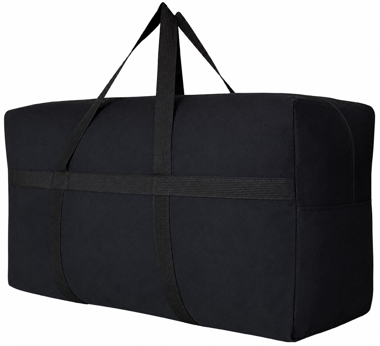 YiKitHom Extra Large Canvas Storage Duffle Bag for Travel, Oversized Giant Big Traveling Duffle Bag