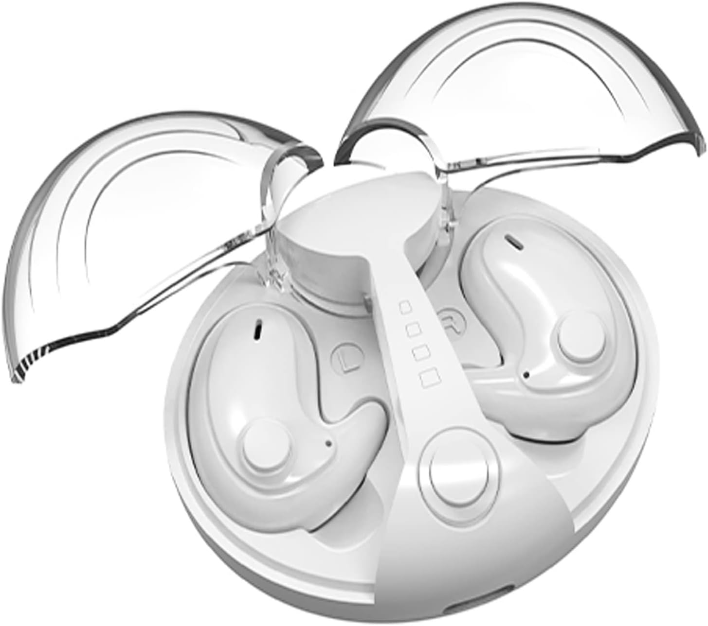 Xmenha Hidden Ear Buds Sleep Invisible Earbuds Wireless