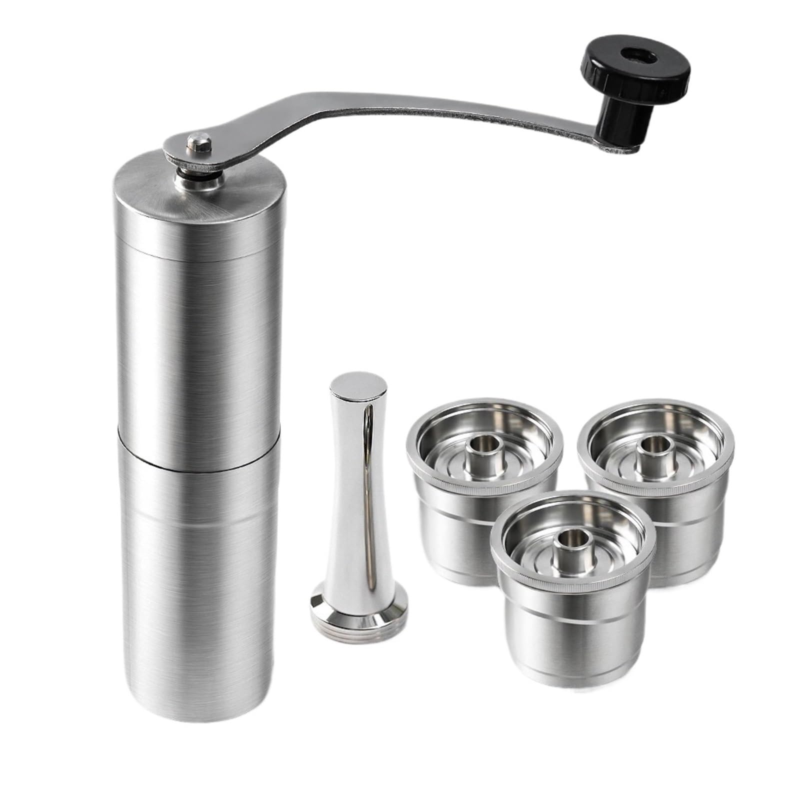 Wiederverwendbare Kaffeekapseln, Kaffeemaschine, Edelstahl-Füllkapseln, Reichhaltige Creme, Kompatibel Mit Illy, X7 Y3 Y5(6PCS)