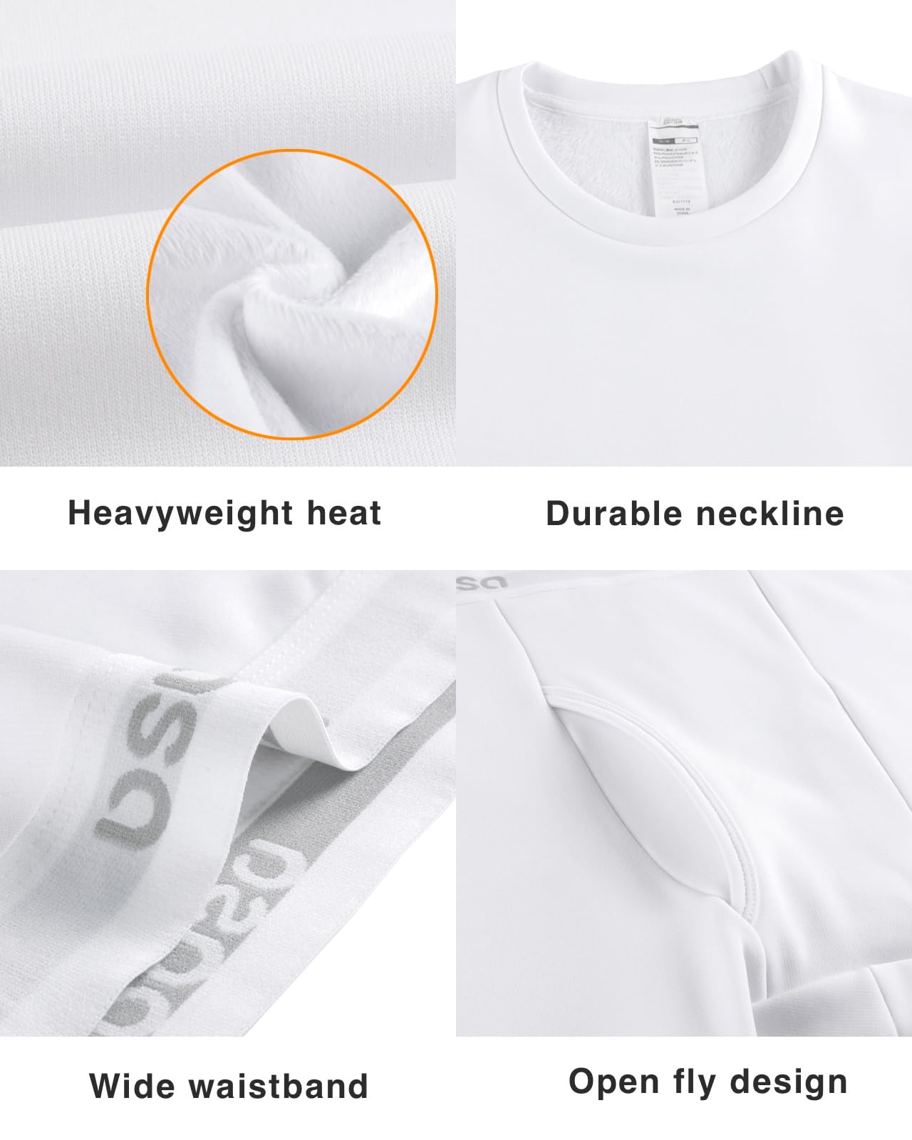 LAPASA Completo Termico Uomo in Pile Calzamaglie Termica & Maglie Termiche Set Sport Invernali Sci Snowboard Sport Running Trekking Caldo/più Caldo/Extra-Caldo М11