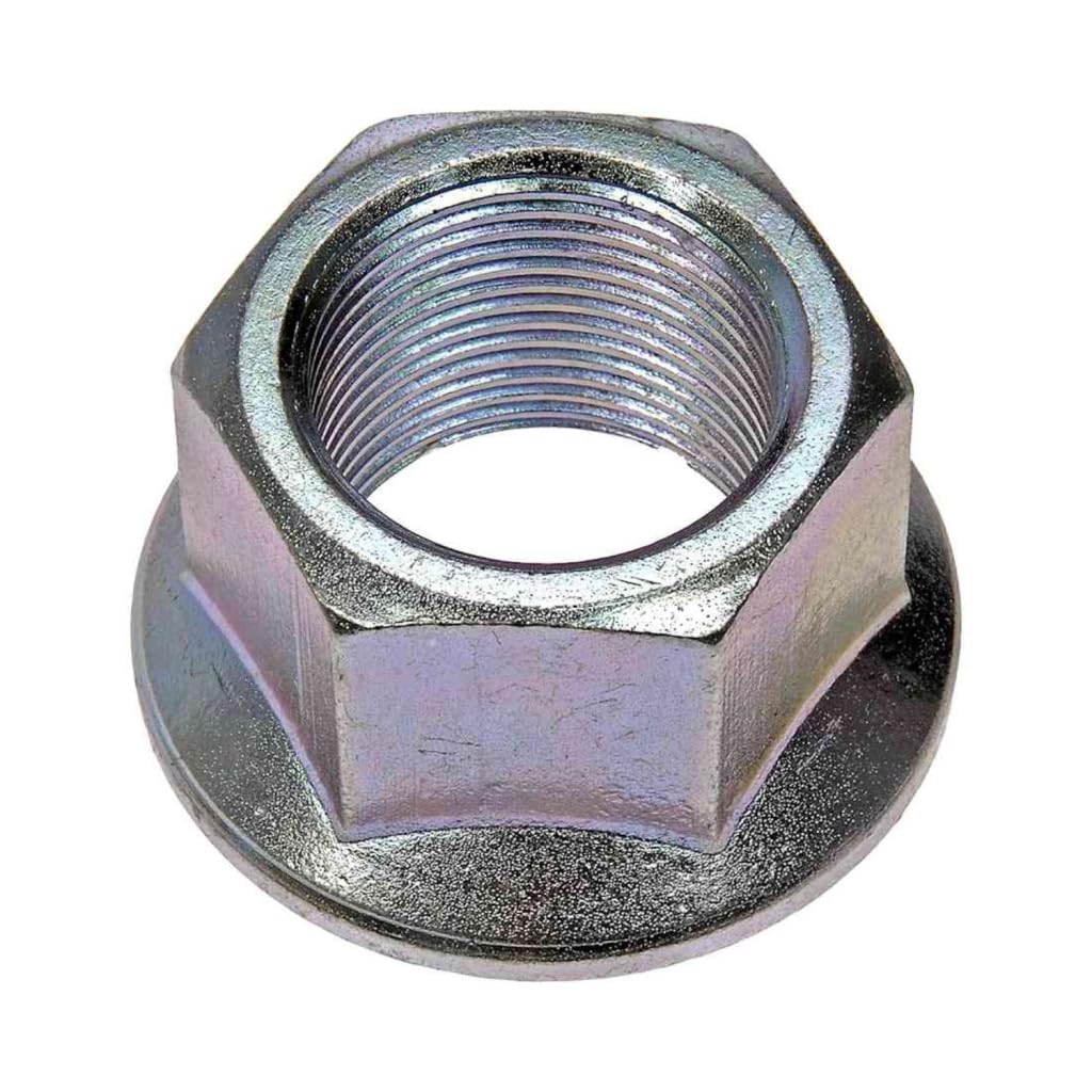 KarParts360 for Infiniti QX55 2022 2023 2024 Spindle Nut | Carbon Steel Material | Fine Thread | 11/4 Inches Hex Size | 6 Point | 23.6 Millimeters Thickness | Replacement for 40262-2Y000, 40262-2Y00A