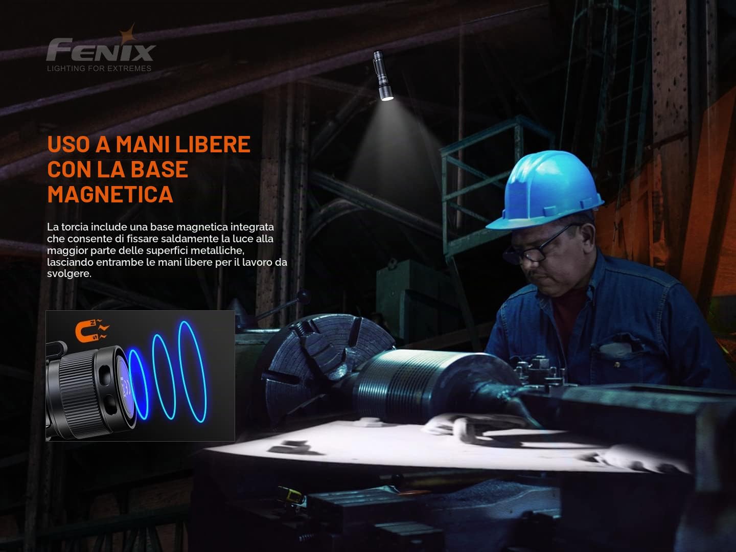 Fenix - Torcia rcaricabile C7 da 3000 Lumen