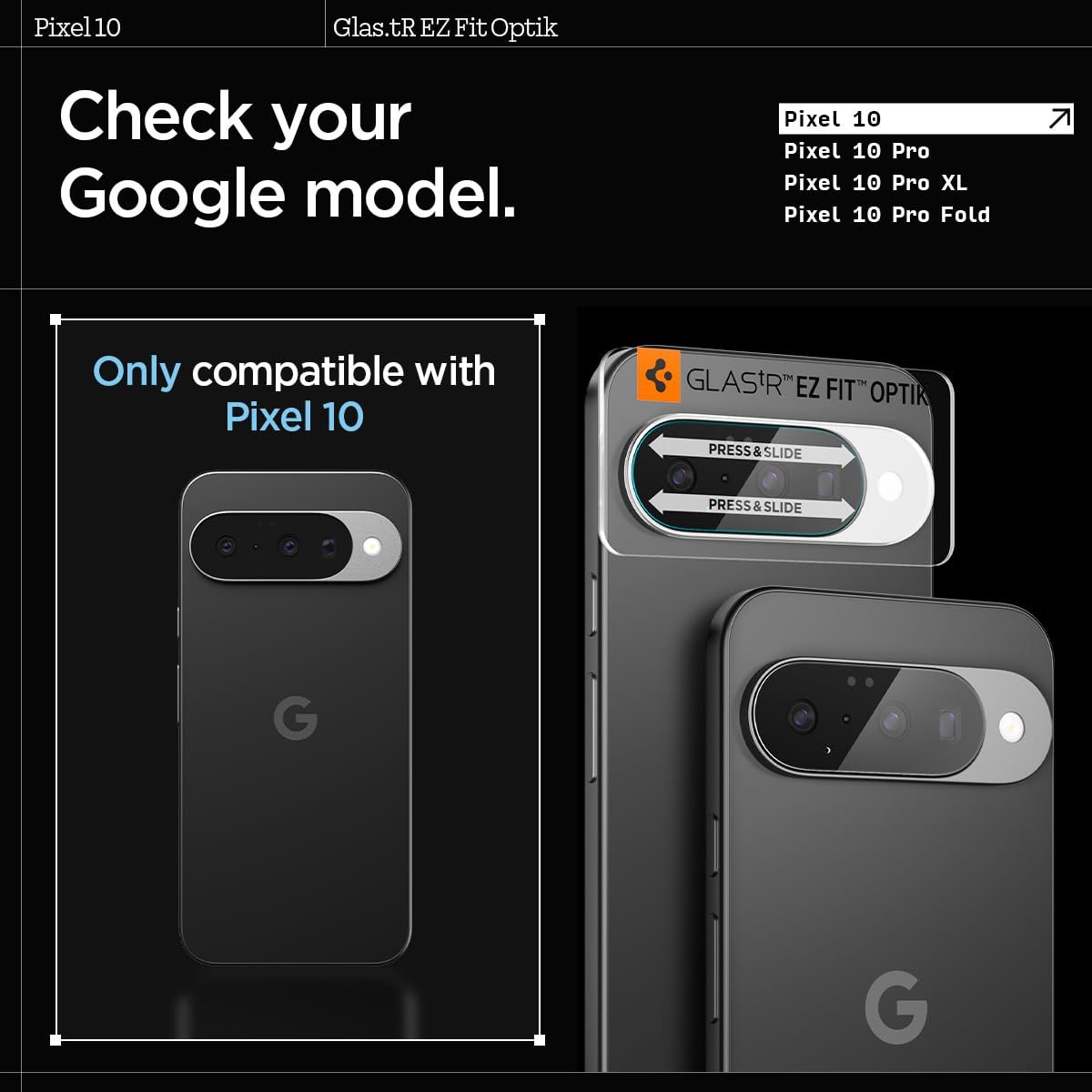 Spigen EZ Fit Optik Camera Lens Protector for Pixel 10 — Amazon image 2