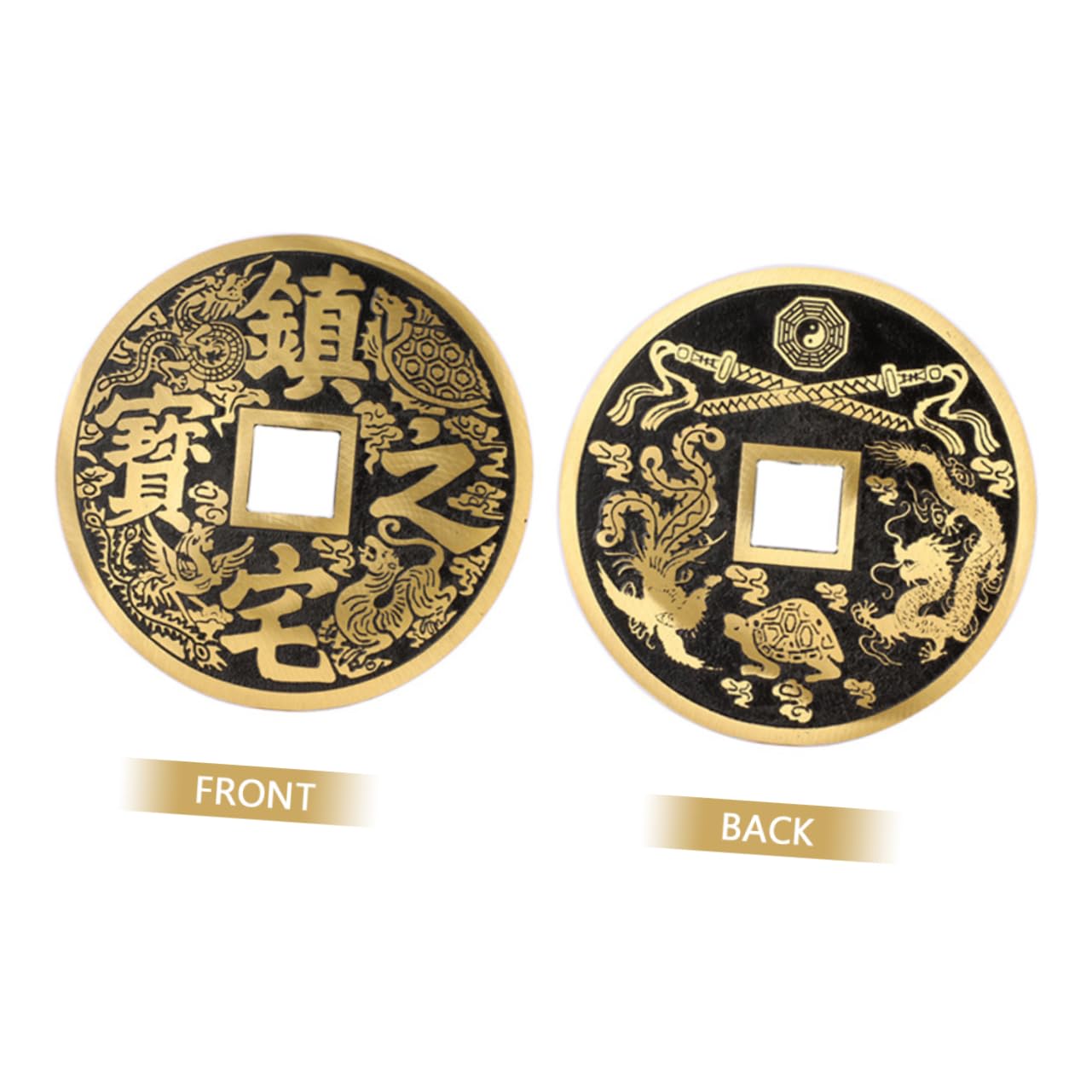 Amazon.co.jp: DECHOUS 純製 コイン飾り 幸運を呼ぶ古銭デザインのハンギングアクセサリ : ホーム＆キッチン