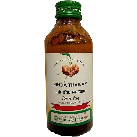 Vaidyaratnam Pinda Thailam 200ml Pack of 2 - Ayurvedic Herba