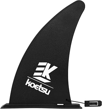 KOETSU 9" 10" SUP/Surf Fin - Easy Install-Free No Tool - Center Fin for Longboard, SUP Replacement Fins for Surfing, Surfboard, Stand-up Paddle Board, Longboard