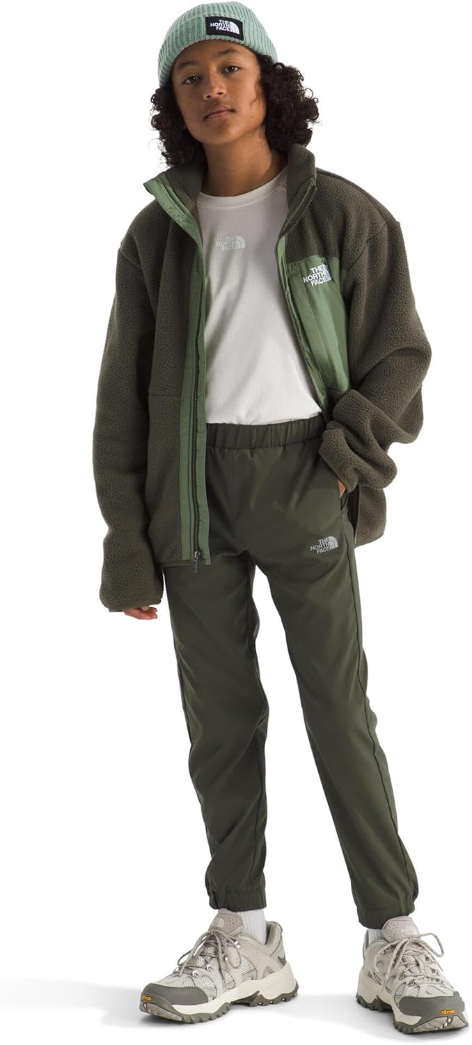 The North Face Boys On The Trail Pant - Moisture Wicking, Water Repellent, Elastic Waistband with Drawcord, Zip Back Pocket - Image 4