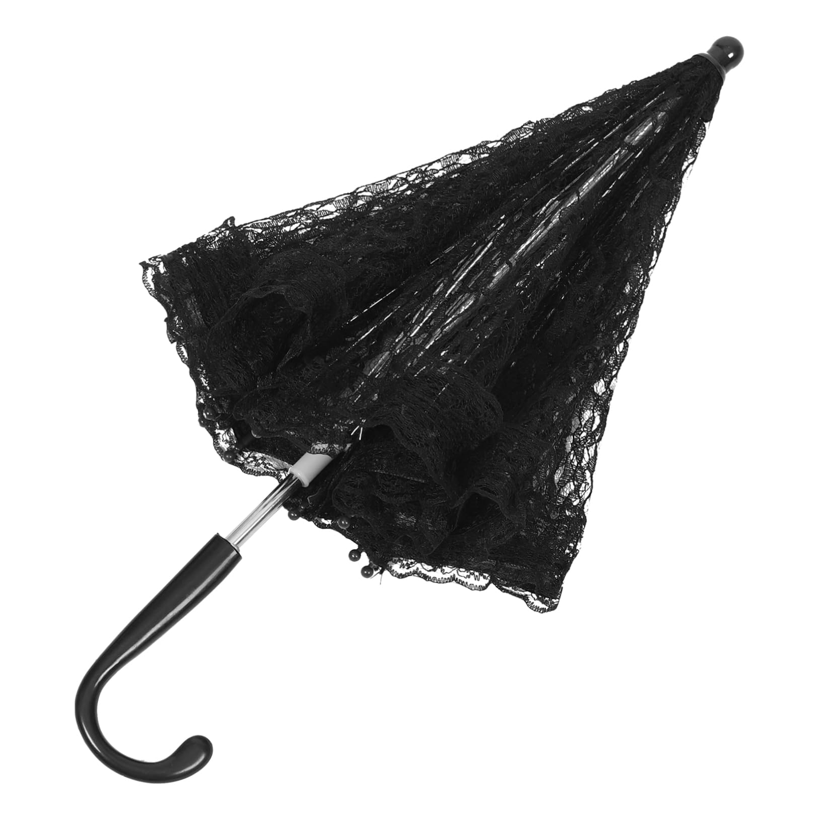 2 Pièces Dentelle Parapluie Parapluies De Mariage Dame Costume s Mariée Accessoire Prop Voile De Mariée Parasol Nuptiale Mariage Décoratif