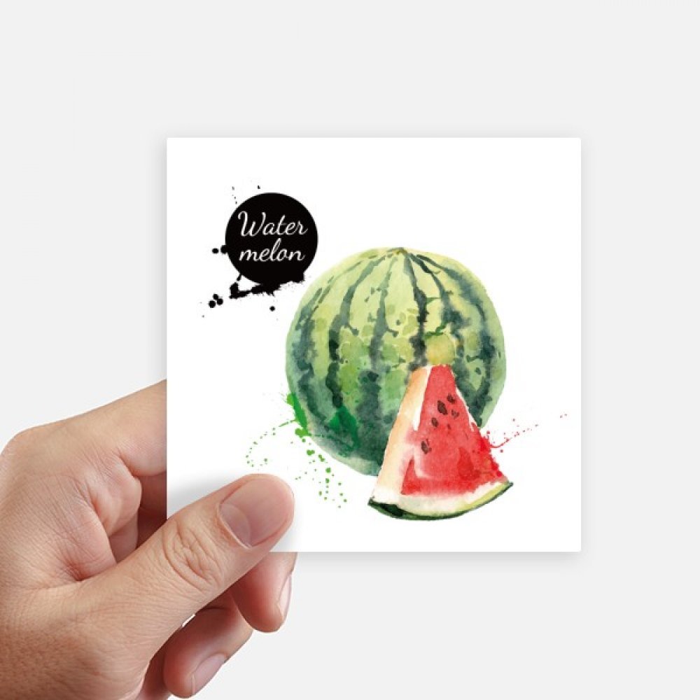 Autocollant pastèque aquarelle DIYthinker pour masquer les rayures de valise et PC