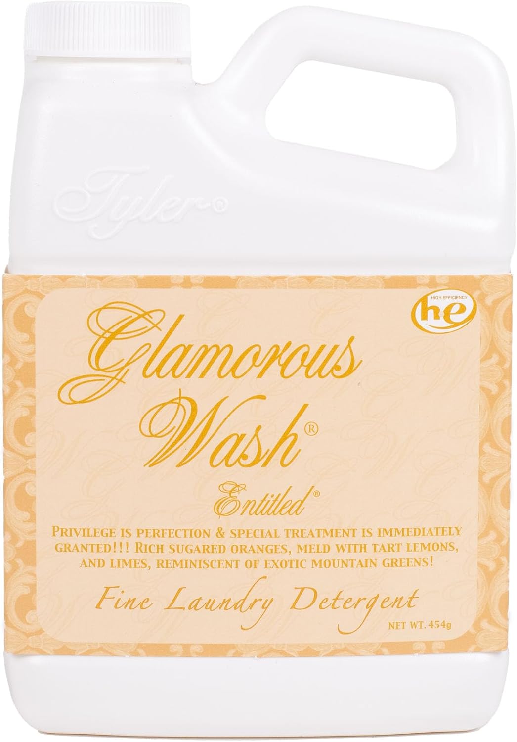 Tyler Candle Company 80211 Entitled 16 ounce Liquid Laundry Detergent