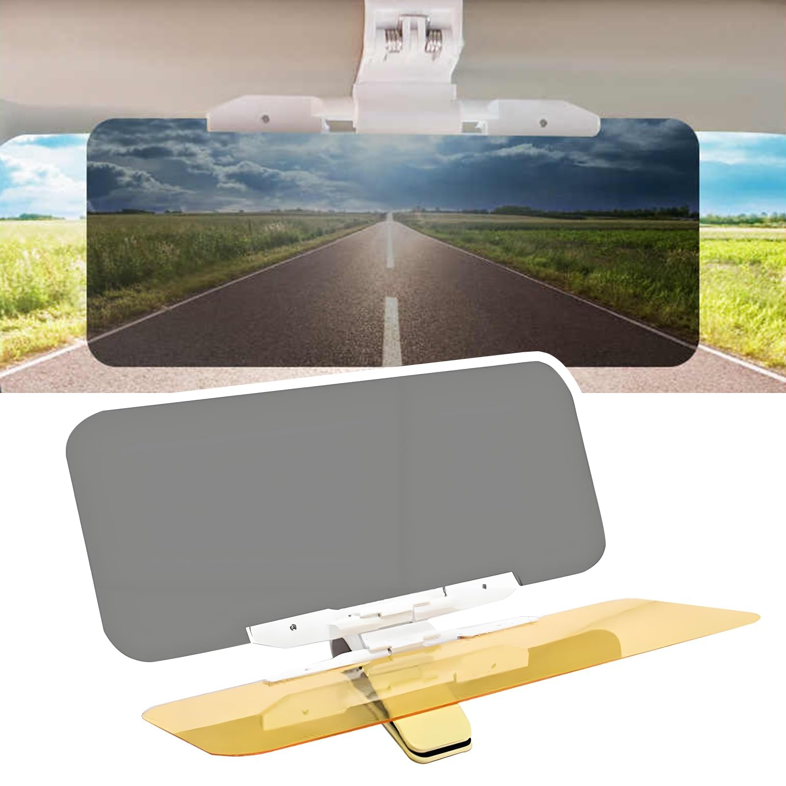Retractable Car Sun Visor for Lexus GX (2024–2026) Visor Extender Anti-Glare Mirror Adjustable Polarized Sun Blocker HD Interior Automotive,32CM*12CM
