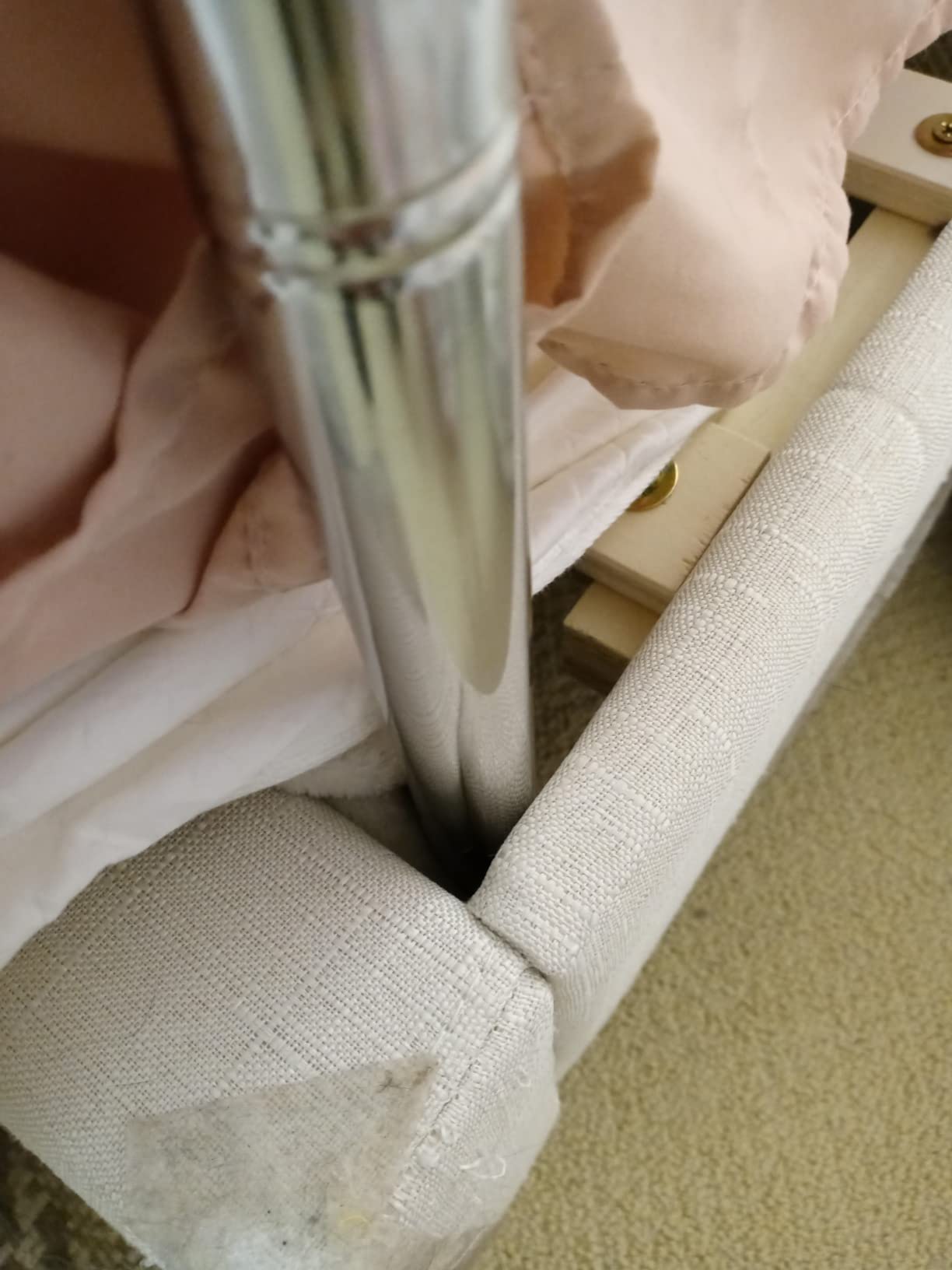 12/mo Finance Mengersi Canopy Bed Frame Post Queen Size Stainless