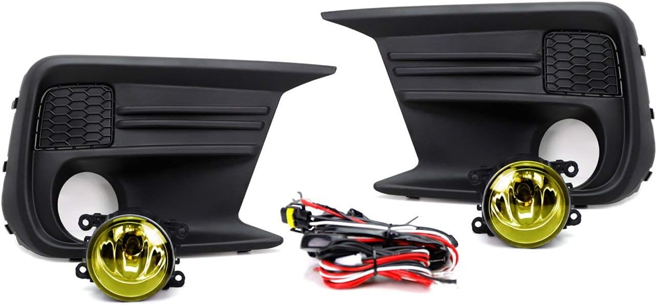 iJDMTOY Complete Set Yellow Lens Fog Light Kit with Foglamp Bezel Covers, Wiring Harness On-Off Switch Compatible with 2018-2020 Subaru WRX or STI - Image 8