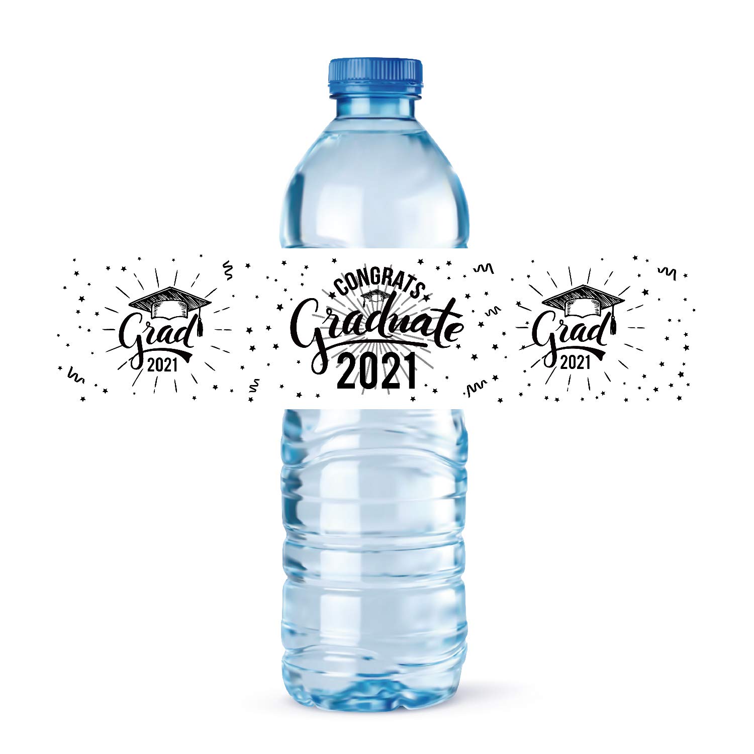 Buy 24 Class of 2021 Graduation Party Water Bottle Labels, Graduation