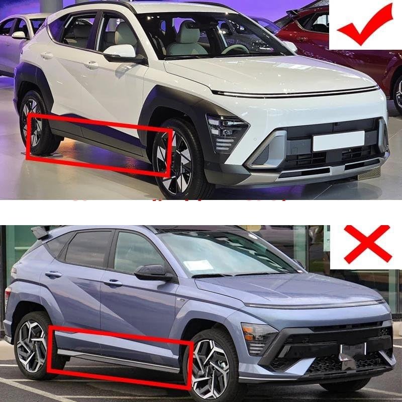 Bavettes garde-boue évitant les rayures sur Hyundai Kona 2024