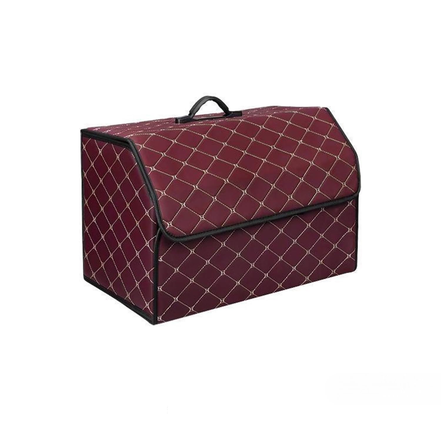 Organizador Maletero Coche para VW T5 T5.1 T6 T6.1 Ganci Auto Sedile, Almacenamiento Furgoneta Camper y Casa Impermeable Bolsa Maletero Bolsa,Red-M