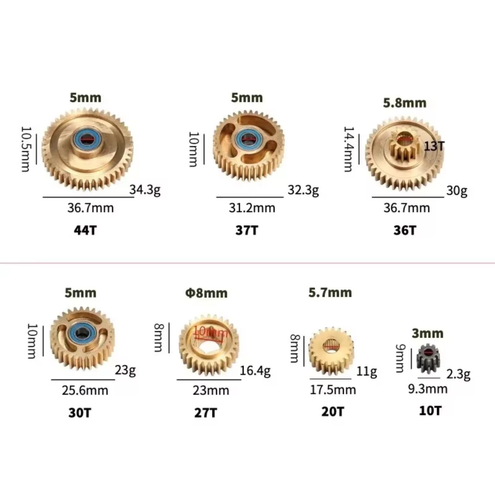 Set Sincronizzatori Ingranaggi Conici Motore Materiale Speciale Trattori Per Tamiya In Per Scala 1/14 Parti Ricambio Modellismo Radiocomandato Camion E Auto Ricambi Modellini RC
