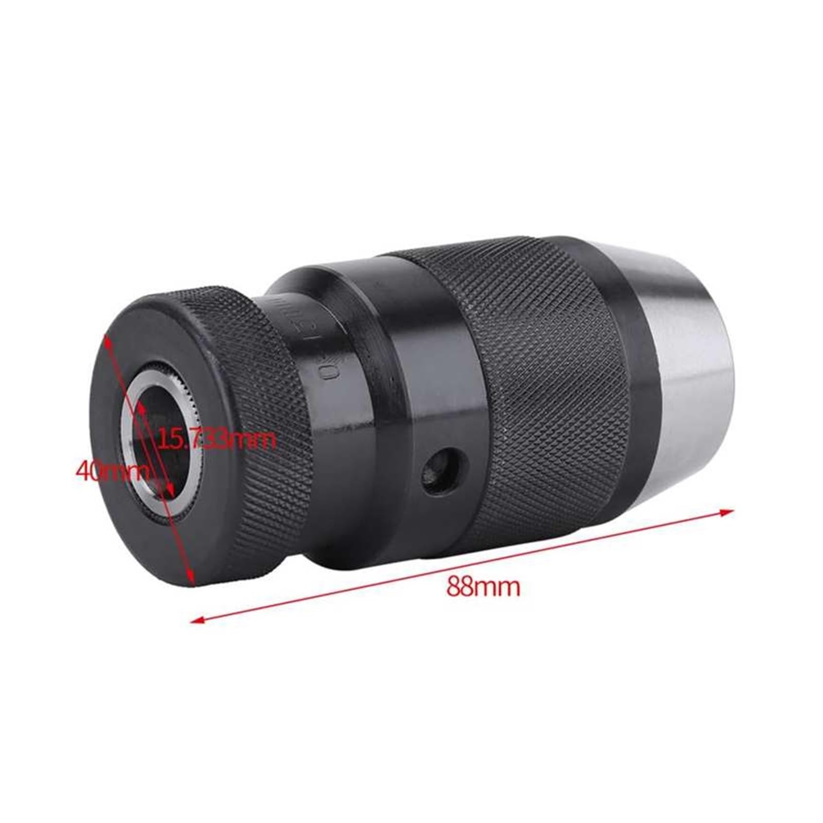Uchwyt bezkluczowy 0-13mm 1/2 "stalowy samozaciskowy uchwyt wiertarski B16 do tokarki wiertarka elektryczna uchwyt wiertarski