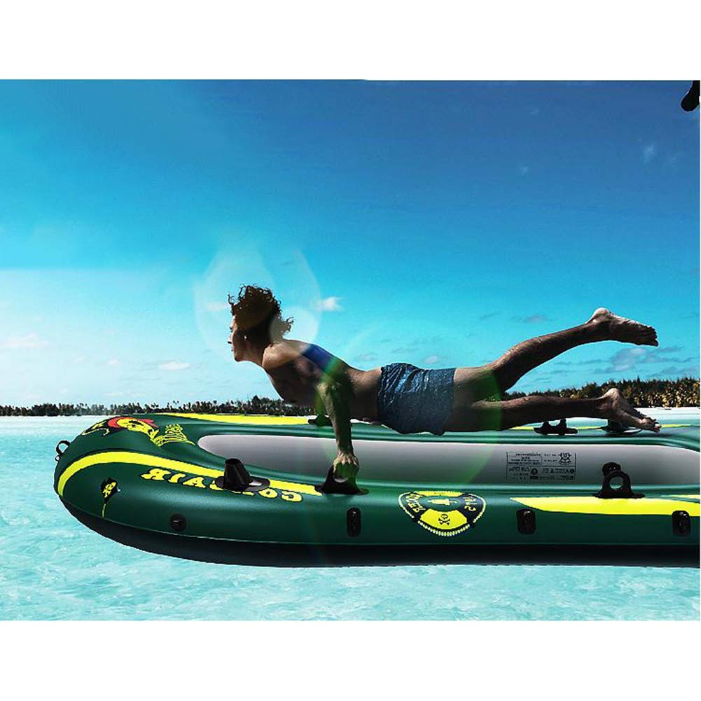 MU Kayak gonflable, 2 Man Canoe Kayak de mer avec le sac, Portement