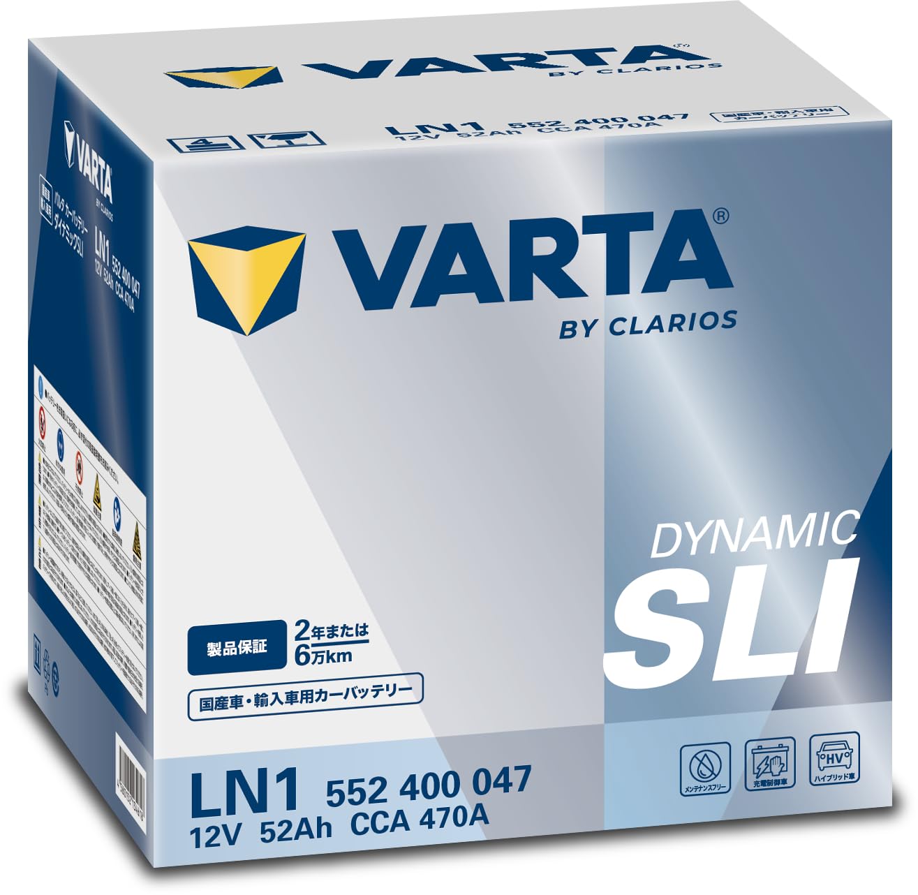 Amazon | VARTA(バルタ) Dynamic SLI LN1 (552 400 047) 輸入車・国産 