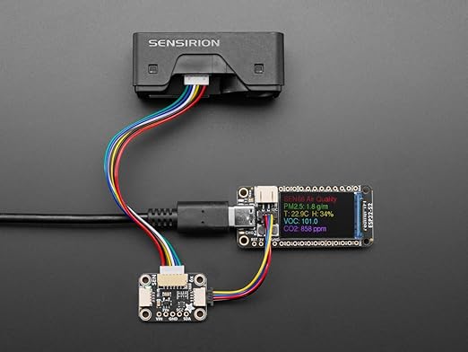 Adafruit SEN6x Breakout Board for Sensirion SEN66, STEMMA QT/Qwiic, 6331