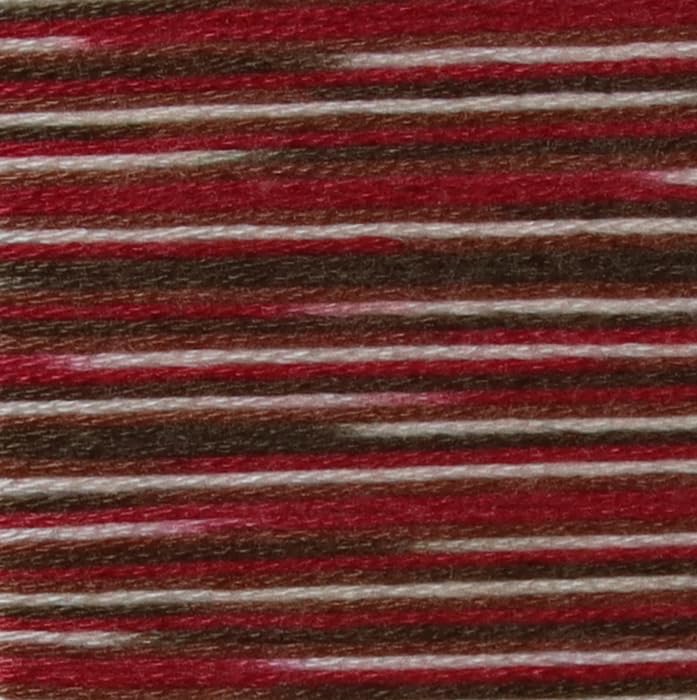Image of KCS Big skeins of 25 Meters Size 25 Color Variegated Cross Stitch Stranded Threads,6 skeins,4516