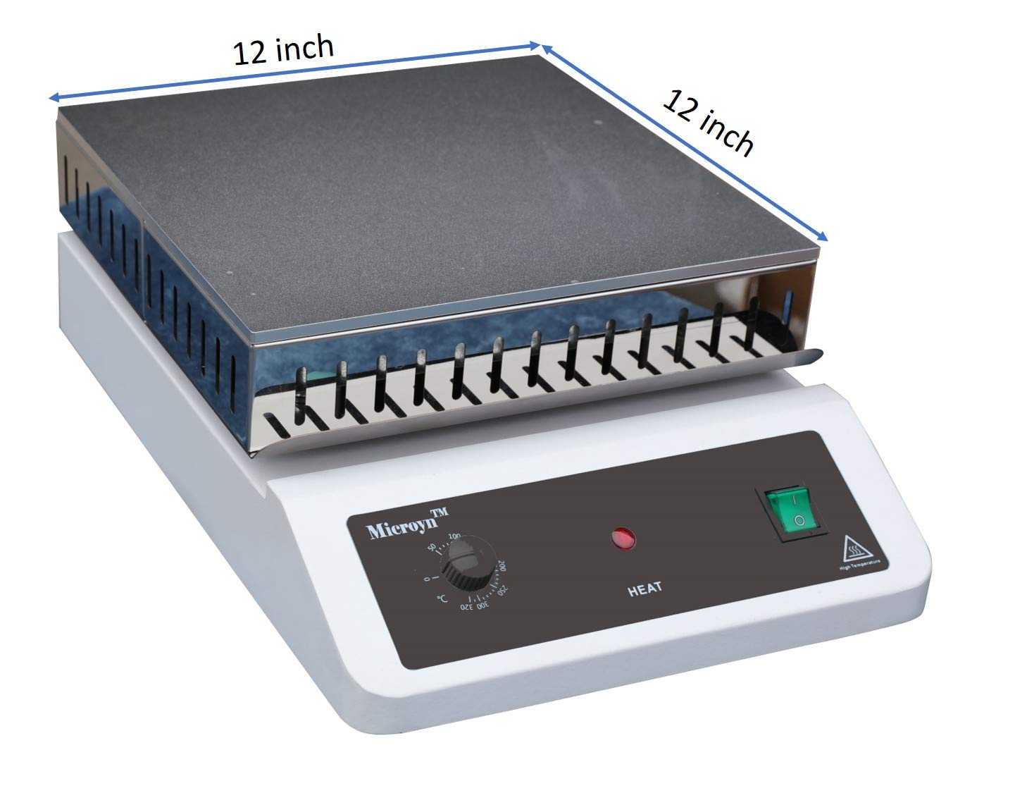 Large Analog Hot Plate (New Design), 12" x 12" Panel, 350°C, 110V