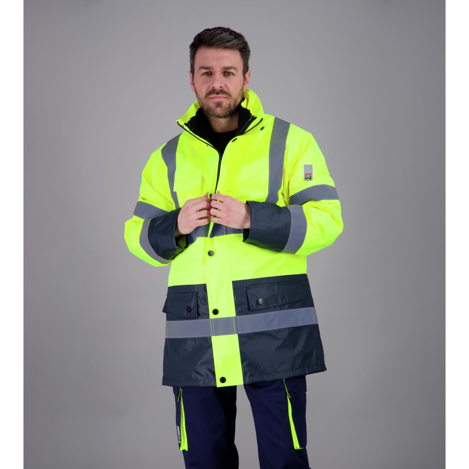 WÜRTH MODYF Parka alta visibilità 4 in 1 giallo uomo