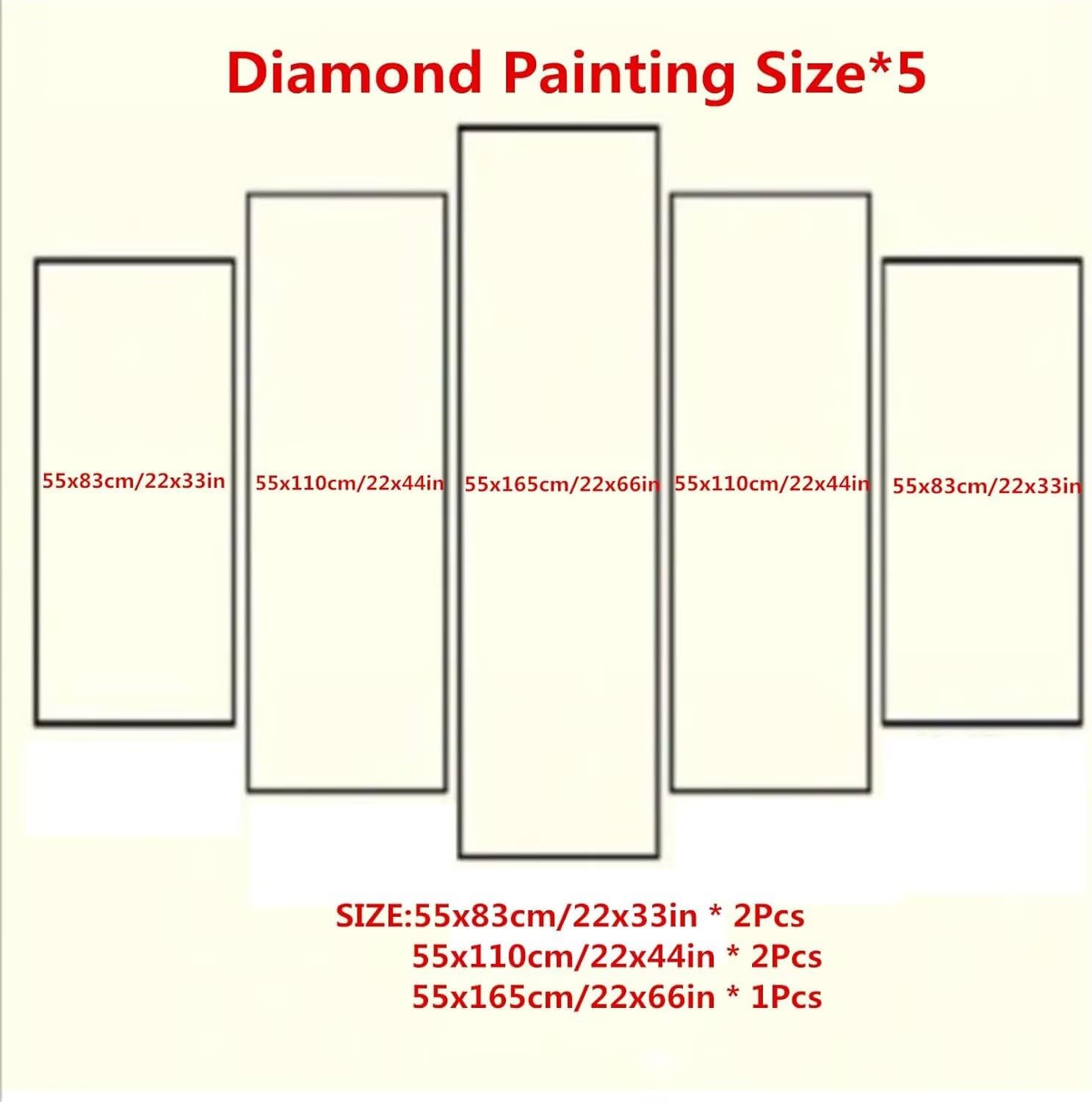 5 sztuk diamentowego malarstwa, zestaw do malowania według liczb, słoń, diamenty artystyczne, malowanie według liczb, 5D DIY dla dorosłych, zestaw do dekoracji domu dla kobiet