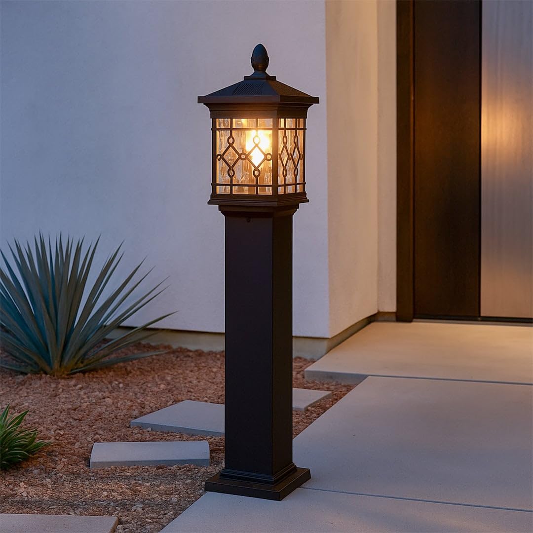 Whispering Homes Valhalla Outdoor Solar Pole Lamp-image-7