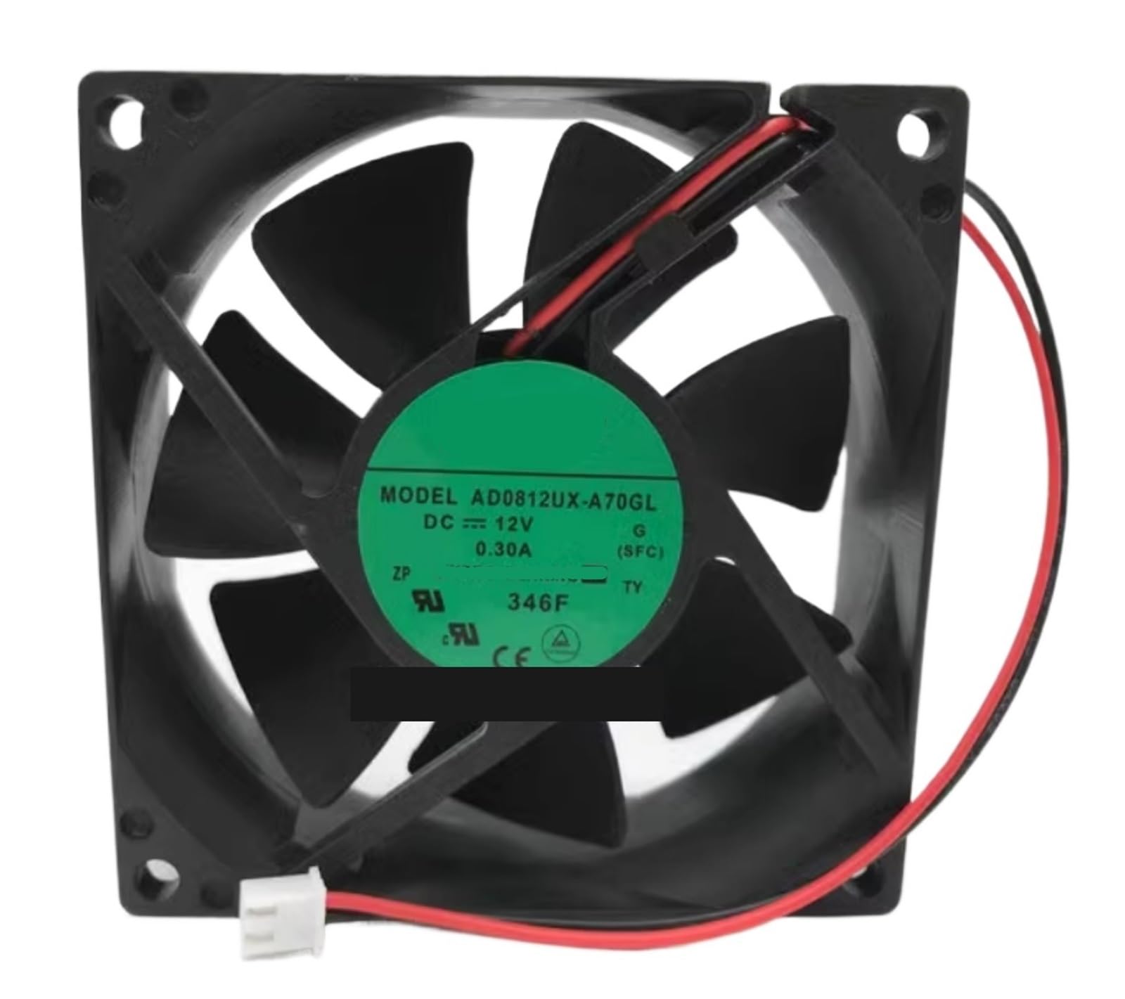 MGIMGFKZD AD0812UX-A70GL 8025 8CM 12V 0.30A Two-Wire Fan