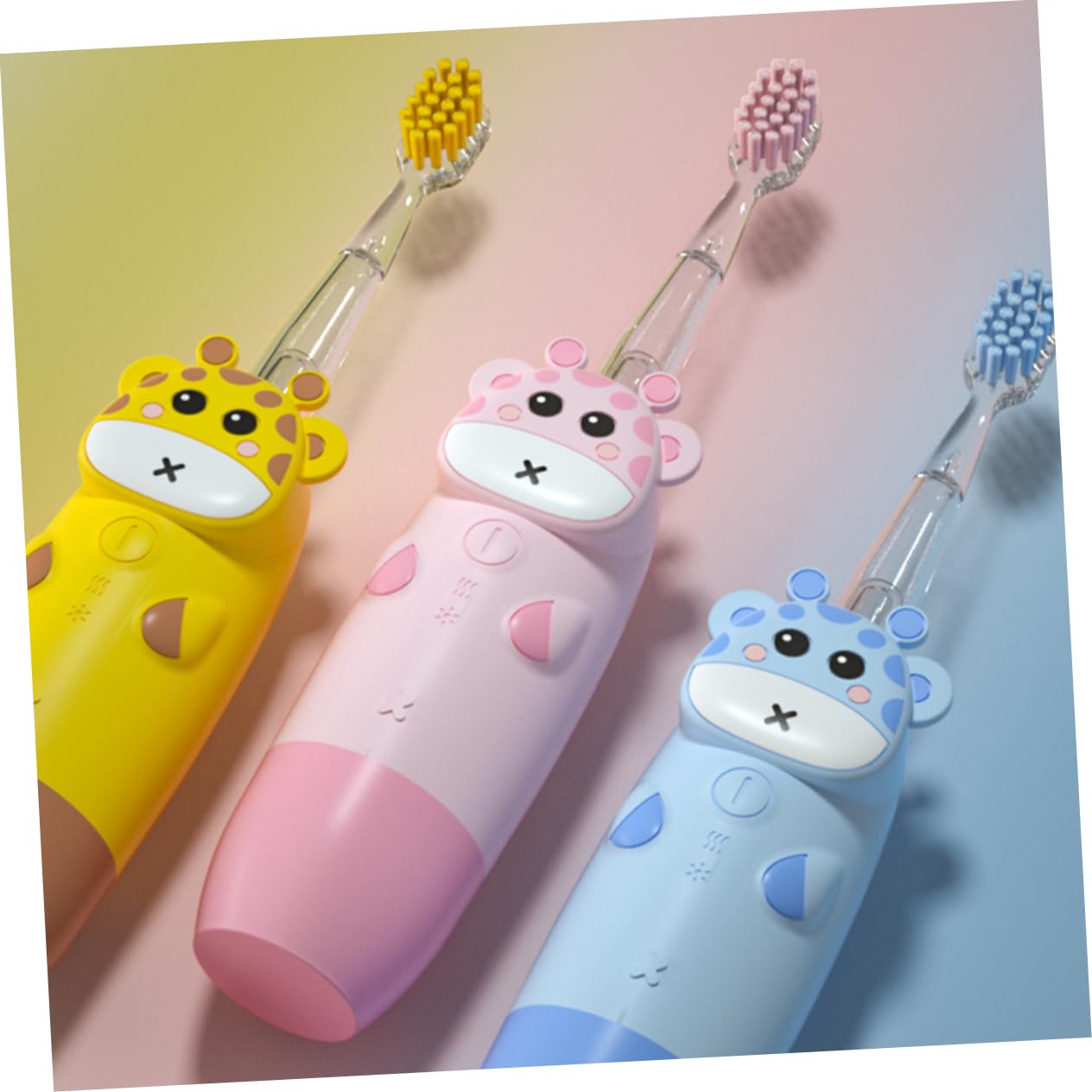 Cepillo de Dientes Sónico 1 Set para Niños Frecuencia Ajustable, Material Pc Adecuado para Cuidado Dental Infantil y Uso Diario