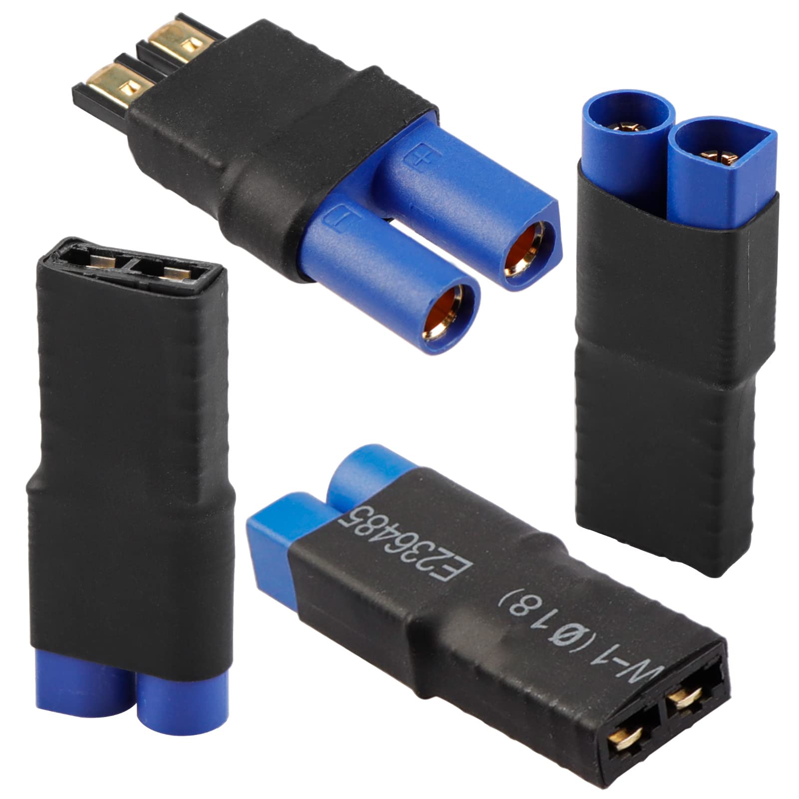 Buy RC Battery Charger Adapter for Traxxas TRX ID Connector to EC5 Male