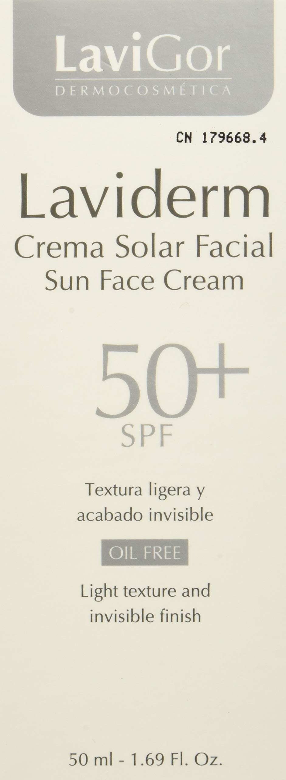 Laviderm Solar Facial Spf50 Oilfree 50Ml