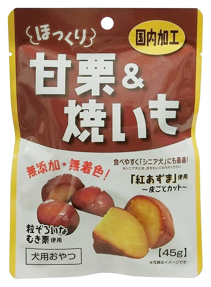 Amazon | （まとめ買い）藤沢商事 ほっくり甘栗&焼いも 45g 犬用おやつ