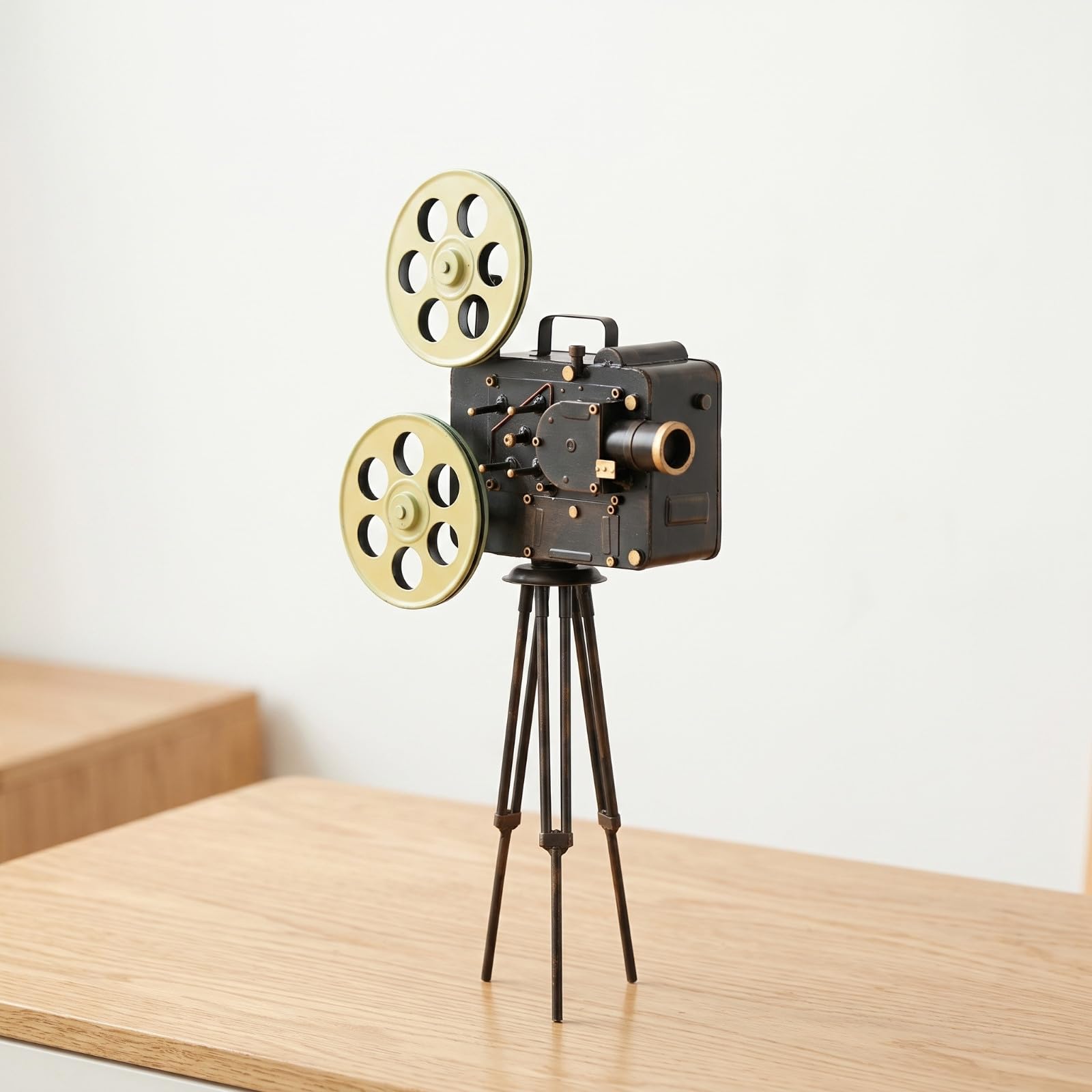 Baoblaze Maqueta Antiguo Compacto Industrial, con Trípode, Estable, Figura Decorativa, para Estantería, Cinéfilos, S