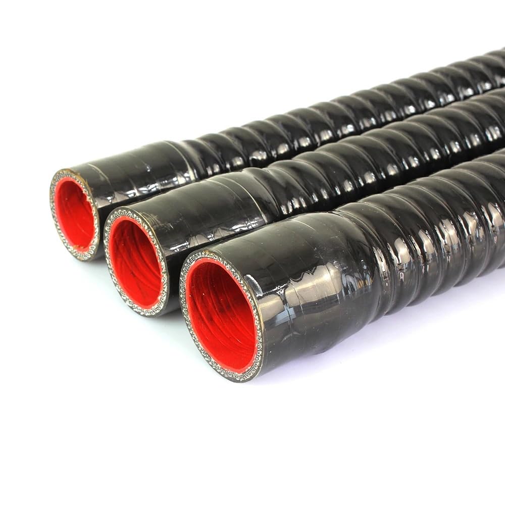 Tubo in Silicone Tubo Flessibile in Silicone ID 80 mm for aspirazione Aria Fredda ad Alta Temperatura for tubazioni del compressore Tubo di Giunzione in Gomma siliconica Accessori Moto